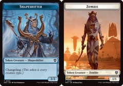 Shapeshifter (4) // Zombie (3) Token - Foil